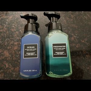 NEW Bath & Body Works (2) Foaming Hand Soap - Ocean & Freshwater